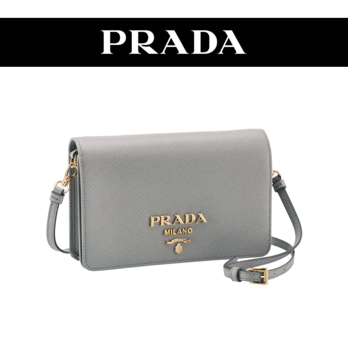 【期間限定送料無料】 PRADA ★ ★ ミニショルダーバッグ LUX SAFFIANO ショルダーバッグ・ポシェット 【期間限定送料無料】 PRADA ★ ★ ミニショルダーバッグ LUX SAFFIANO ショルダーバッグ・ポシェット