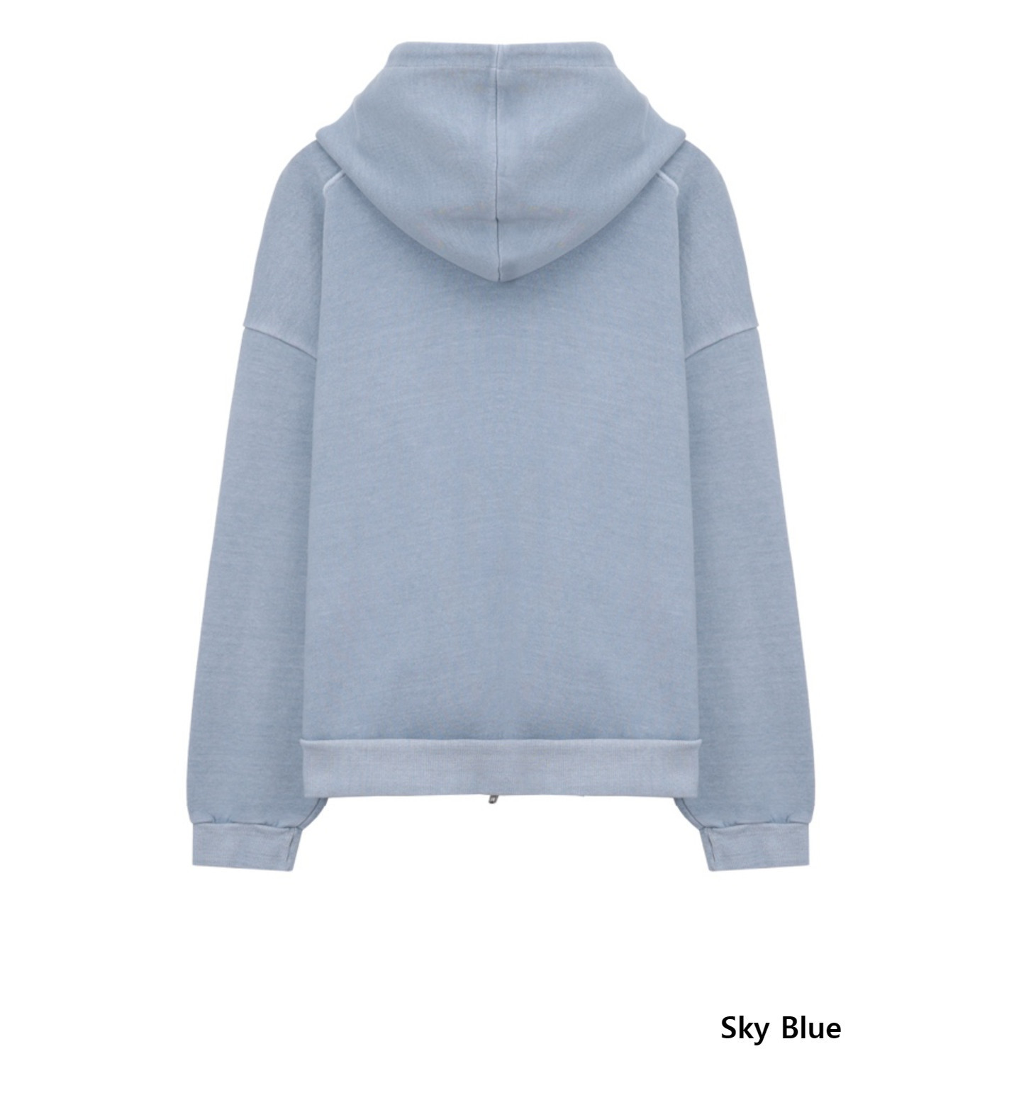 パーカー・フーディ IONSEOUL pigment embro hood zip-up JE601 PIGMENT EMBOSSED ZIP HOODED SWEATSHIRT（パーカー）｜XLARGE