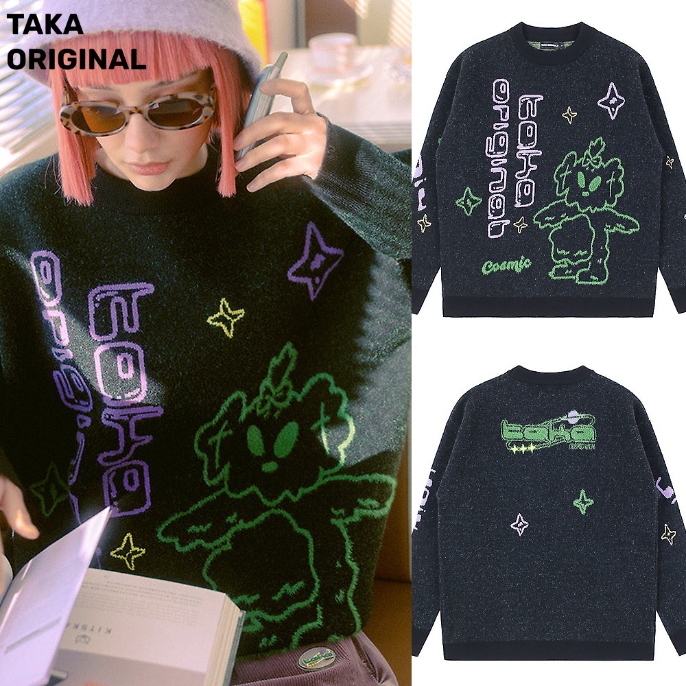 日本限定 【国内発☆送関込】TAKA 長袖 ニット タカオリジナル ORIGINAL ニット・セーター 日本限定 【国内発☆送関込】TAKA 長袖 ニット タカオリジナル ORIGINAL ニット・セーター