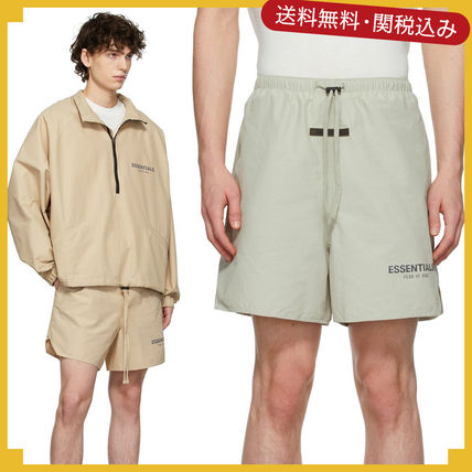 グリーン(緑)系 FEAR OF GOD ESSENTIALS x ハーフ・ショートパンツ グリーン(緑)系 FEAR OF GOD ESSENTIALS x ハーフ・ショートパンツ