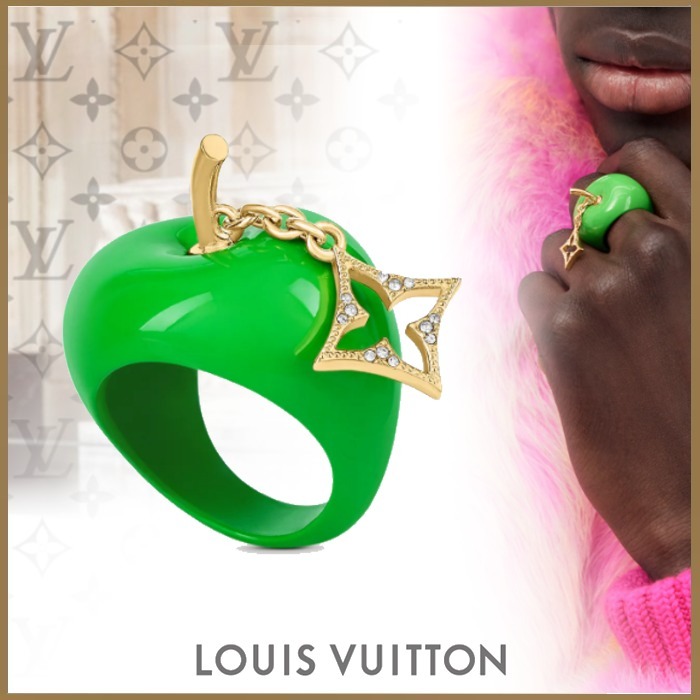 22SS Louis Vuitton 国内直営 LVフルーツ アップル リング 指輪・リング 22SS Louis Vuitton 国内直営 LVフルーツ アップル リング 指輪・リング