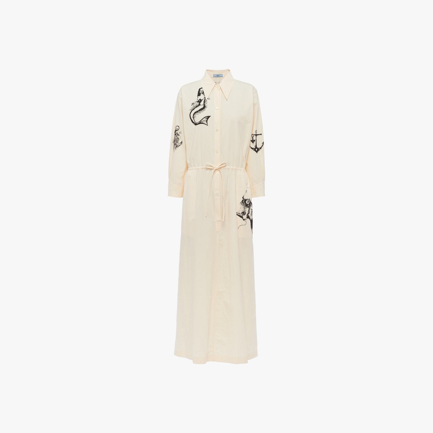 PRADA ワンピース PRADA☆ Symbolsプリント キャンバス ドレス / ワンピース(3)