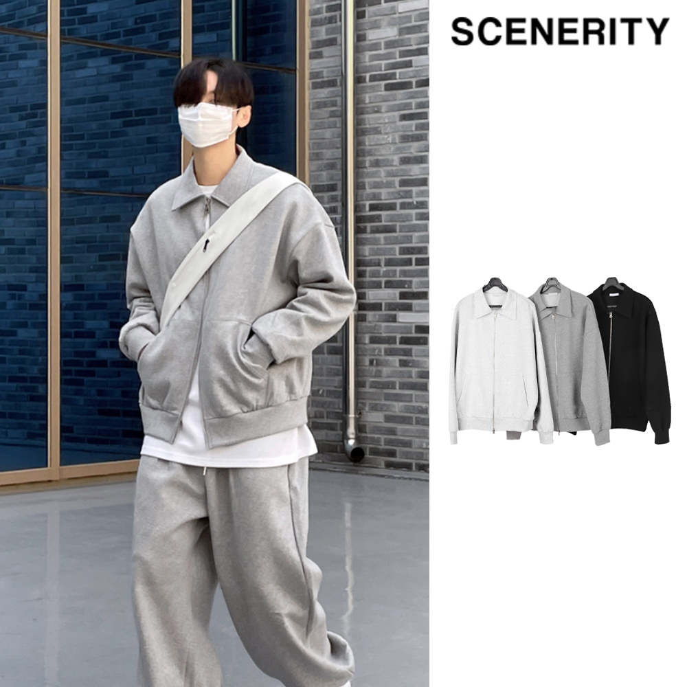 【SCENERITY】22SS★ More Collar Zip Up