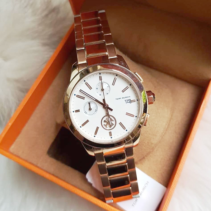★エレガント！★TORY BURCH Collins Rose Gold ウォッチ クロノ ☆エレガント！☆TORY BURCH Collins Rose Gold ウォッチ クロノ
