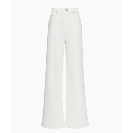 Shop MiuMiu 2021-22FW Denim Plain Long Bridal Logo Jeans Shop MiuMiu 2021-22FW Denim Plain Long Bridal Logo Jeans