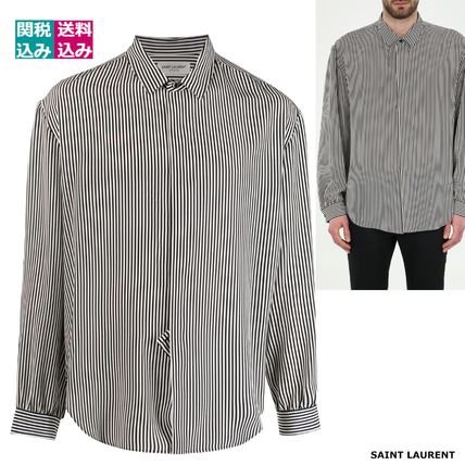ストライプ Saint Laurent x トップス(メンズ)|新作を海外通販【BUYMA】