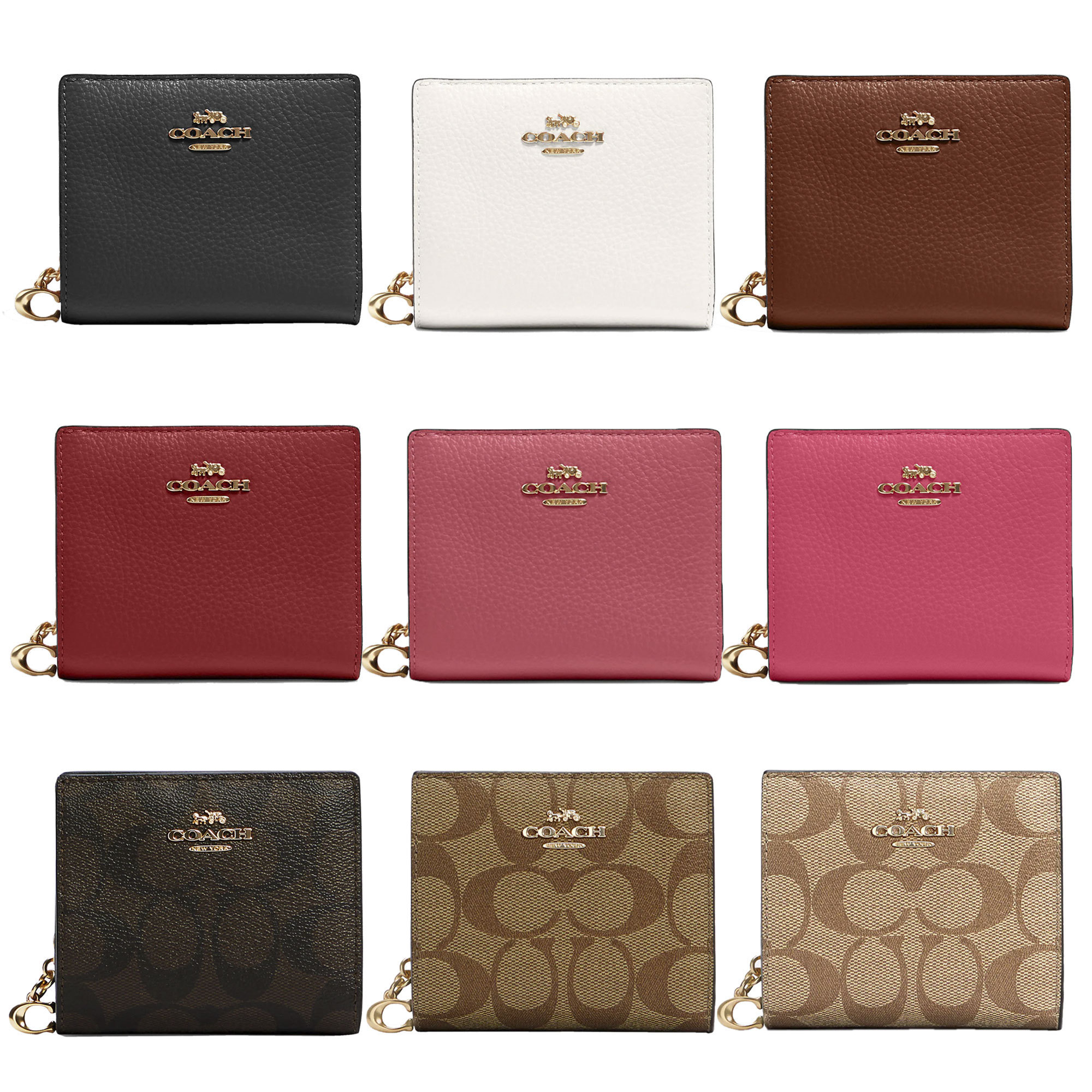 COACH コーチ★コンパクトスナップウォレット★Snap Wallet