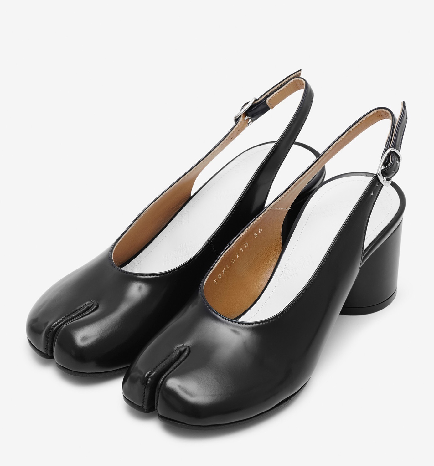 Maison Margiela Tabi レザースリングバック/パンプス フラットシューズ Maison Margiela Tabi レザースリングバック/パンプス フラットシューズ