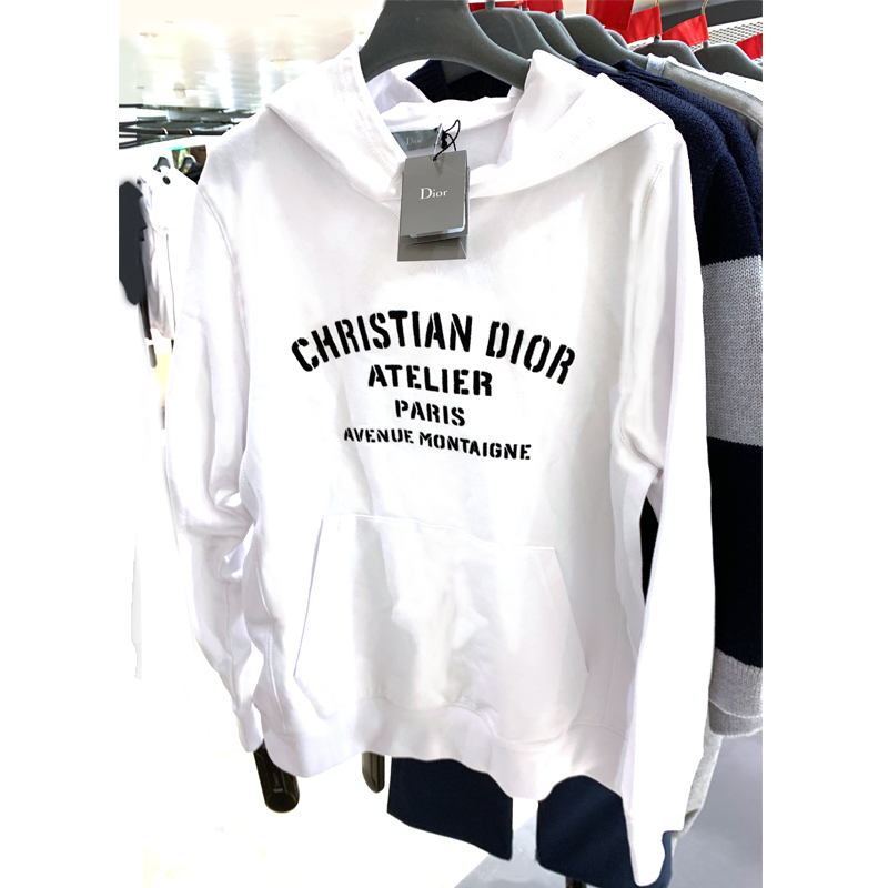 Dior 大人もOK キッズサイズ ディオールロゴ スウェット white
