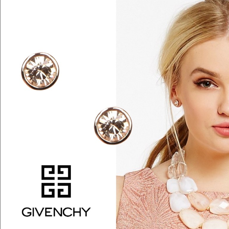 【存在感◎】Givenchy☆Rose Gold Stud ピアス
