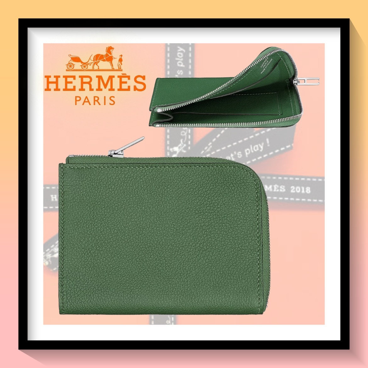 【入手困難】HERMES リミックス ID ウォレット グリーン 財布・小物その他 【入手困難】HERMES リミックス ID ウォレット グリーン 財布・小物その他