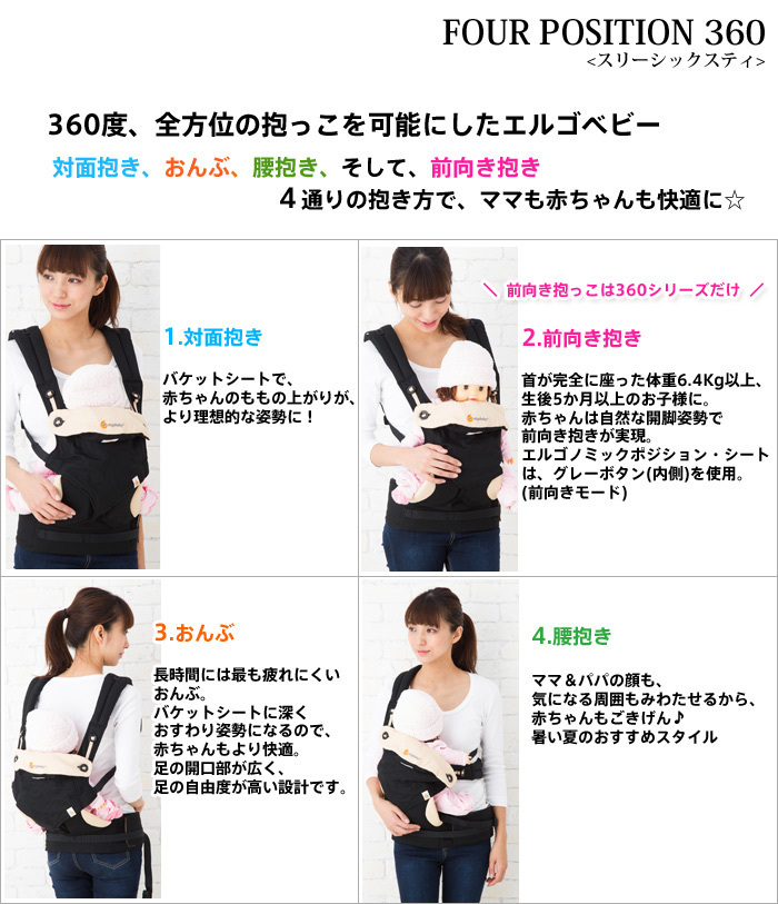 エルゴベビー ERGO baby フォーポジション360