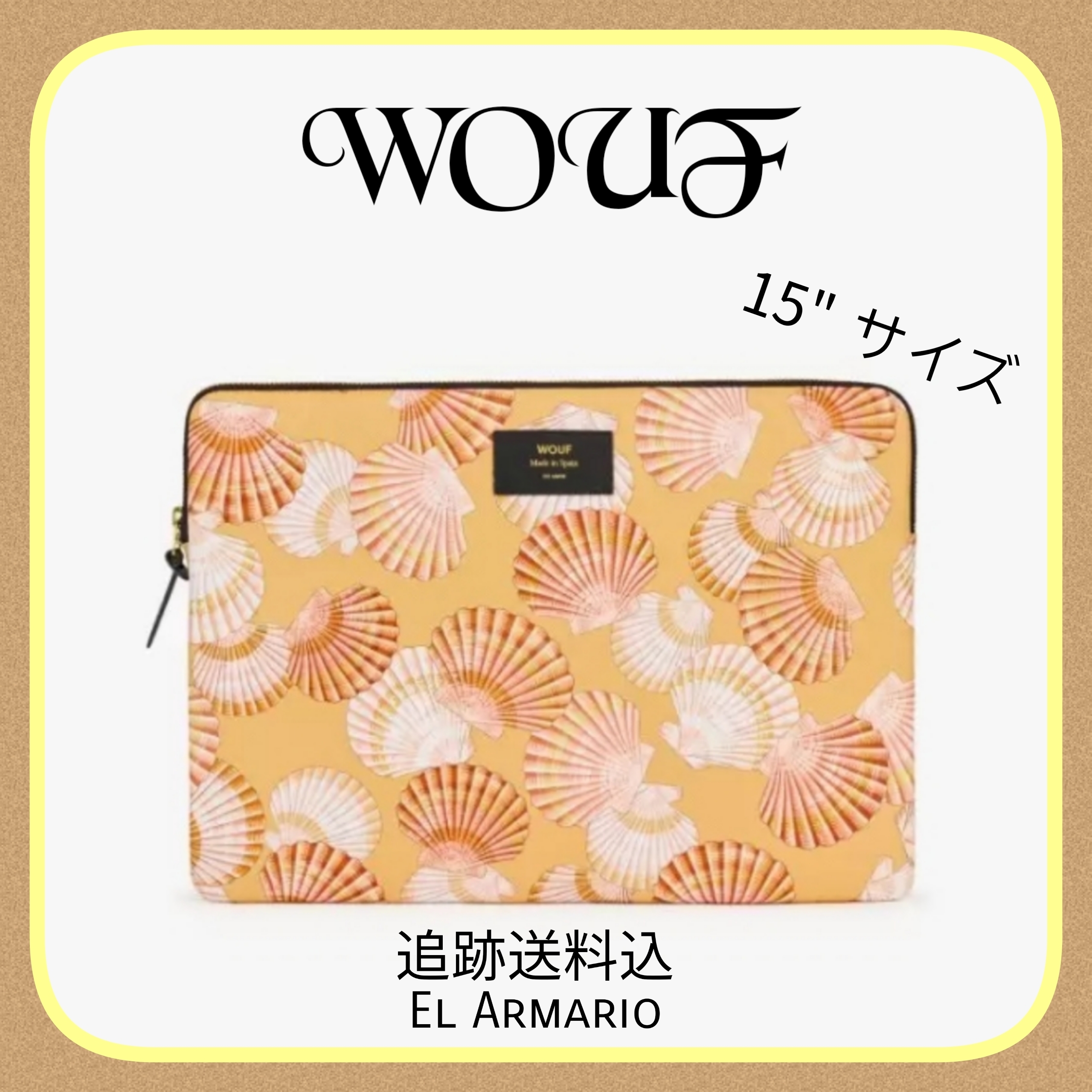 【WOUF】お洒落☆15インチPCケース Coral 追跡送料込 PCケース・バッグ 【WOUF】お洒落☆15インチPCケース Coral 追跡送料込 PCケース・バッグ