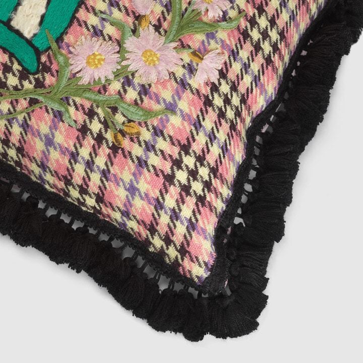 GUCCI クッション・クッションカバー 《GUCCI》Cushion with 'Gucci Orgasmic' and cat クッション猫(4)