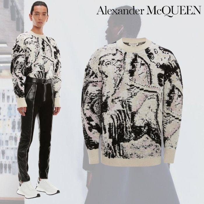 【22SS】Alexander McQUEEN ジャンパー ダンテ イラスト 神曲 【22SS】Alexander McQUEEN ジャンパー ダンテ イラスト 神曲