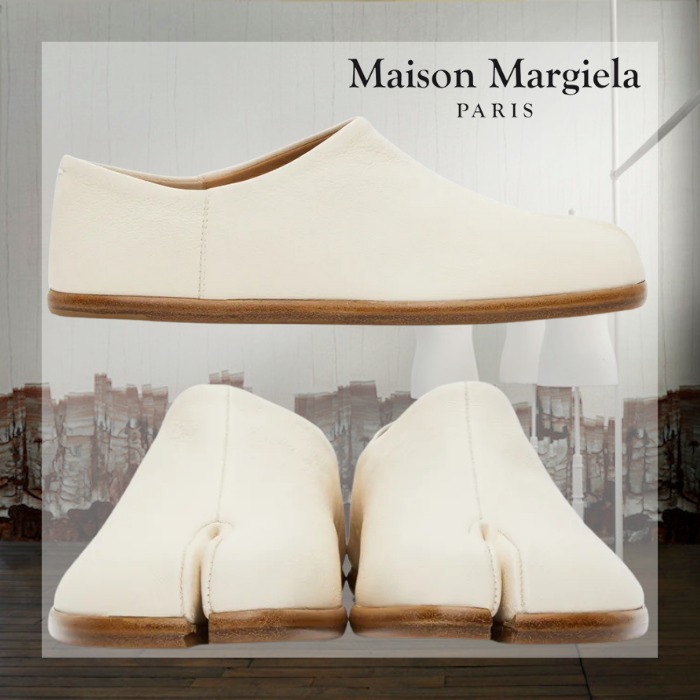 登場! 【Maison ローファー 足袋 Tabi Margiela】オフホワイト ローファー・オックスフォード 登場! 【Maison ローファー 足袋 Tabi Margiela】オフホワイト ローファー・オックスフォード