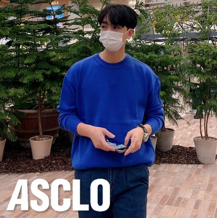 ASCLO Sweaters Long Sleeves Plain Sweaters