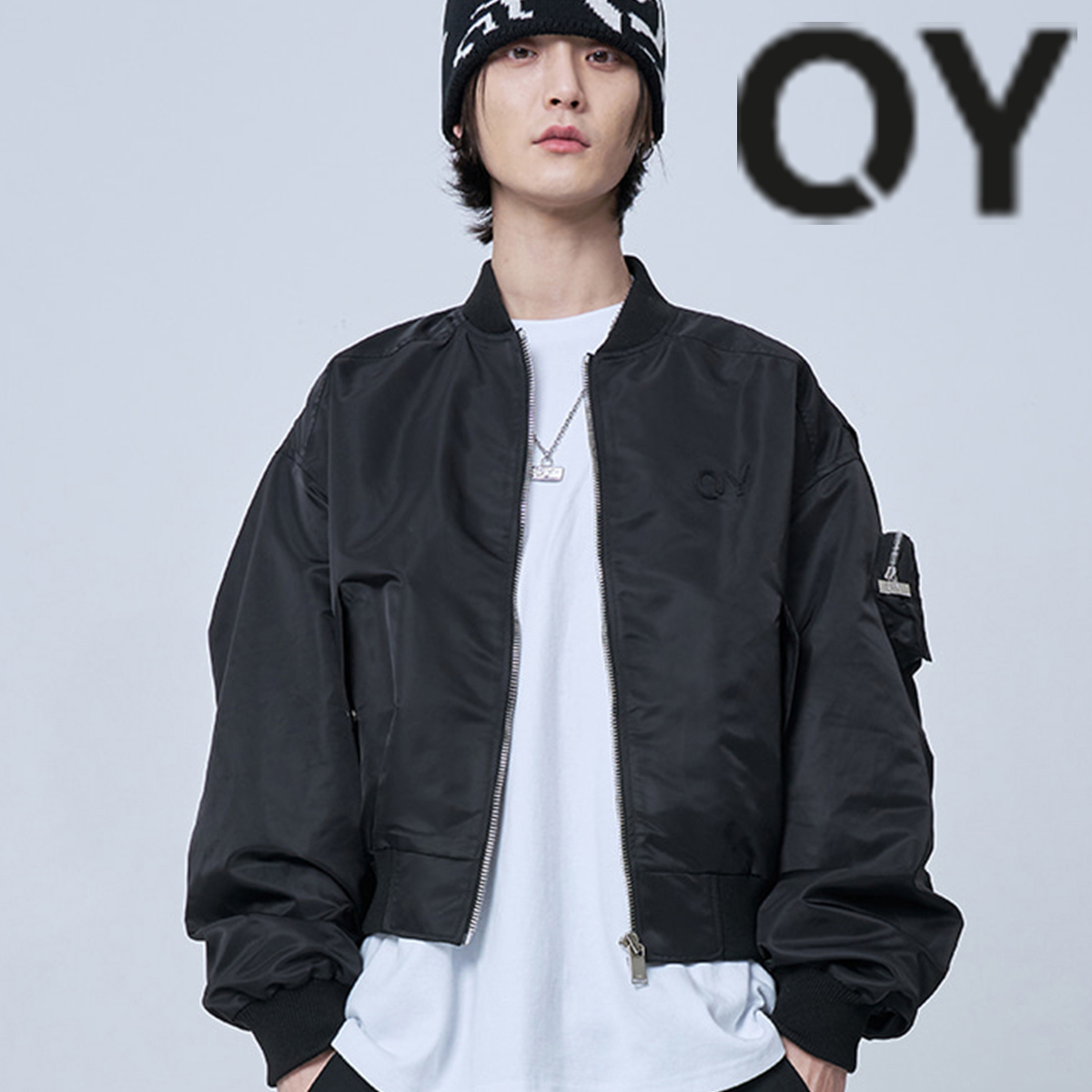 ハンドメイド ☆OYジャケット☆DOUBLE PLEATS BOMBER JACKET