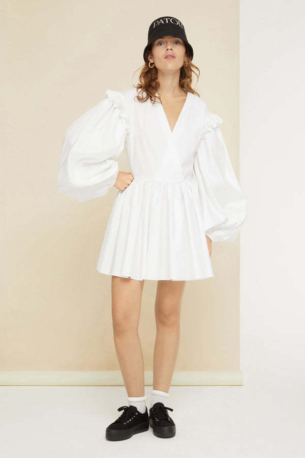 PATOU ワンピース PATOU◆ボリュームスリーブ コットン ワンピース 関税込(2)