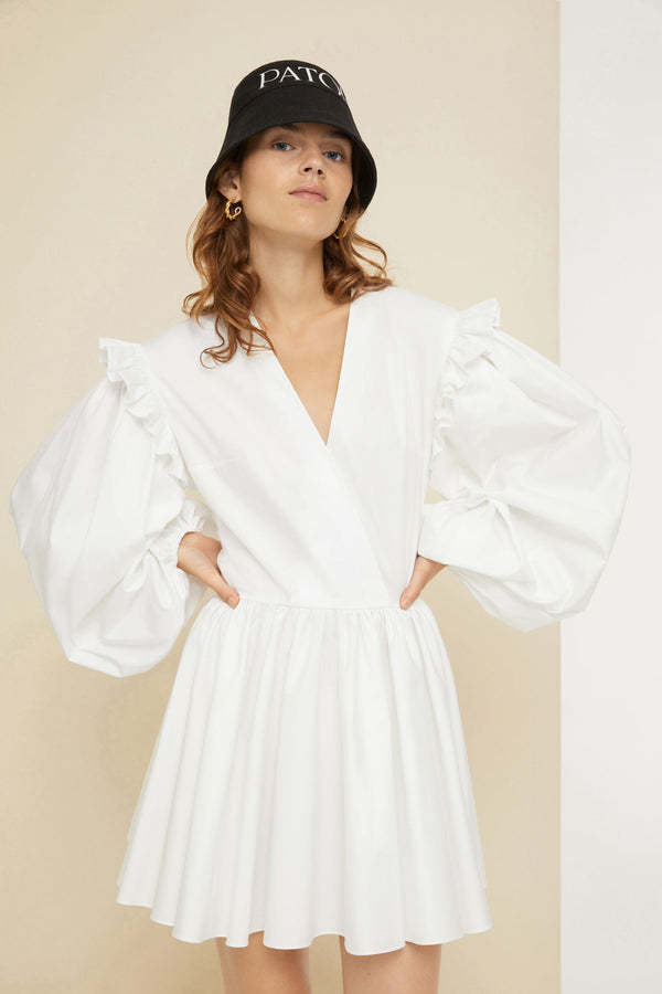 PATOU ワンピース PATOU◆ボリュームスリーブ コットン ワンピース 関税込(3)