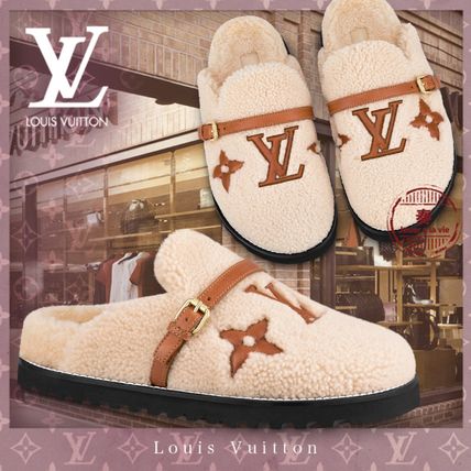 lv sherpa slippers