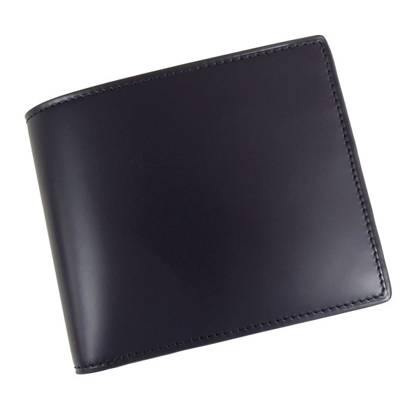 CORDOVAN SNCO-16 NAVY コードバン ボックス型小銭入付二折財布