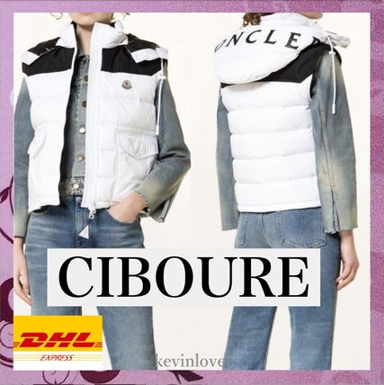 正規品！新作！22SS☆MONCLER ダウンベスト CIBOURE モンクレール MONCLER ダウンベスト CIBOURE 1サイズ ホワイト