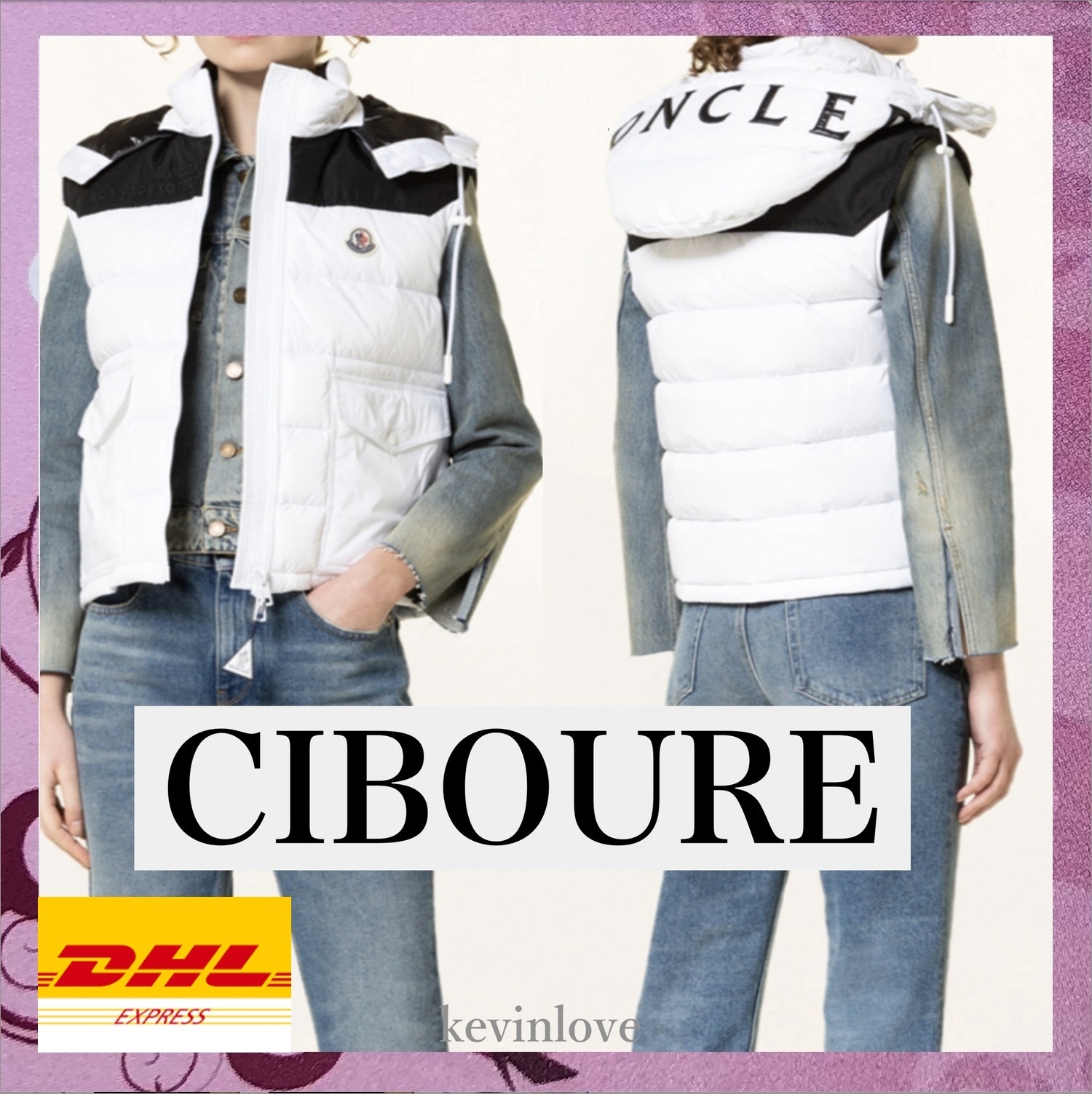 正規品！新作！22SS☆MONCLER ダウンベスト CIBOURE