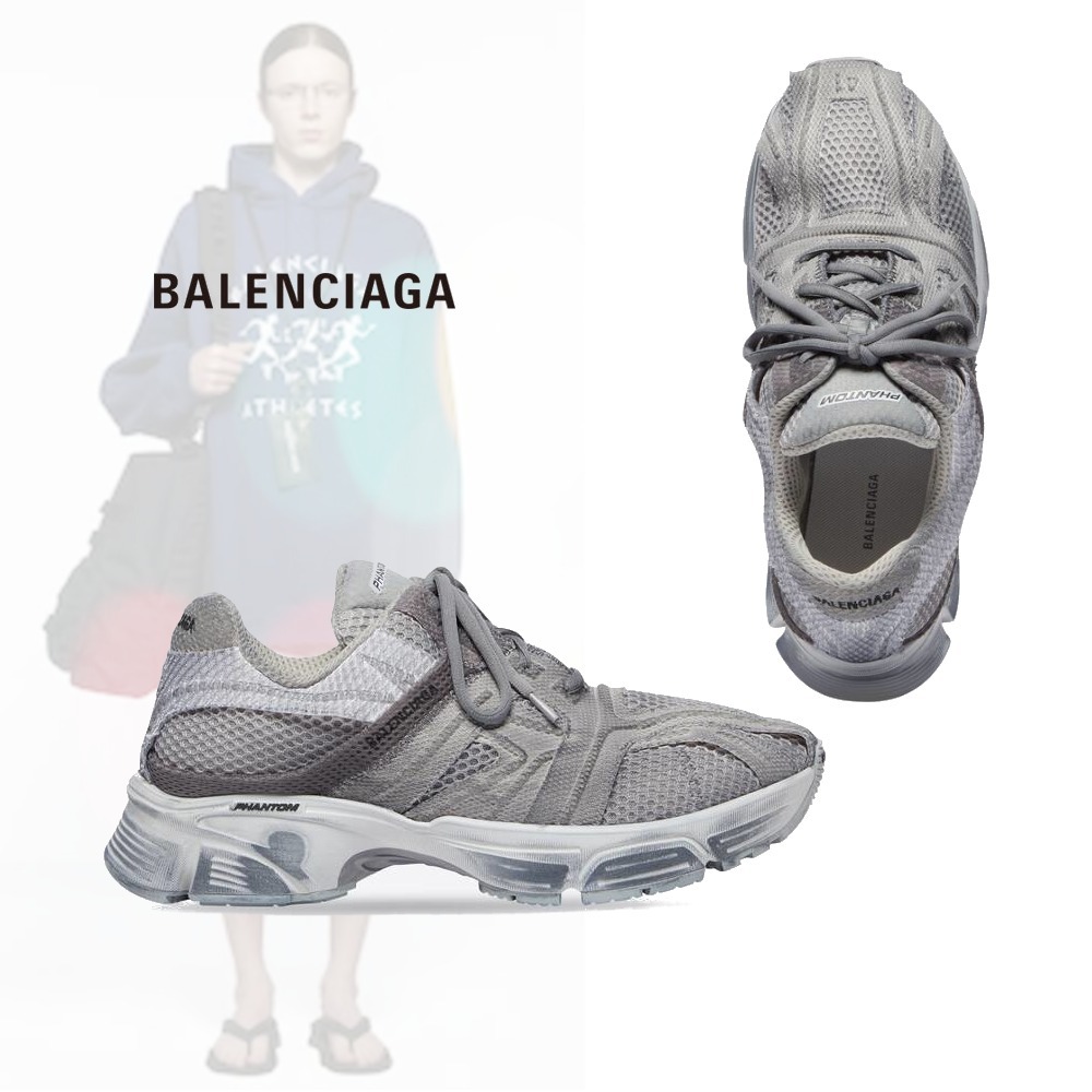 ●送料込●BALENCIAGA●メンズ PHANTOM スニーカー ウォッシュド