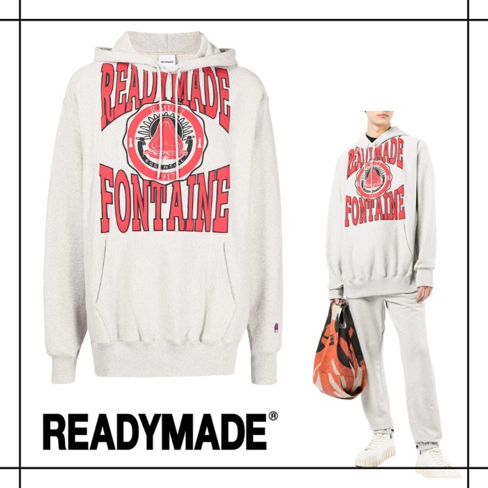 【READYMADE】プリントのスウェットシャツ☆パーカー パーカー・フーディ 【READYMADE】プリントのスウェットシャツ☆パーカー パーカー・フーディ