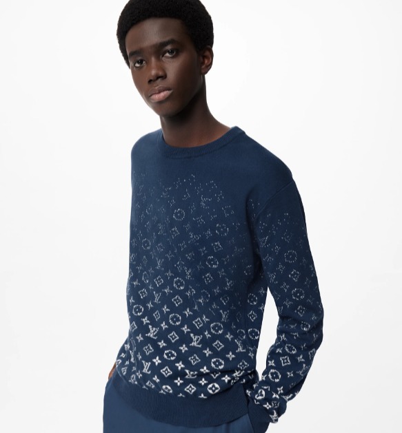 Products By Louis Vuitton: Gradient Monogram Crewneck