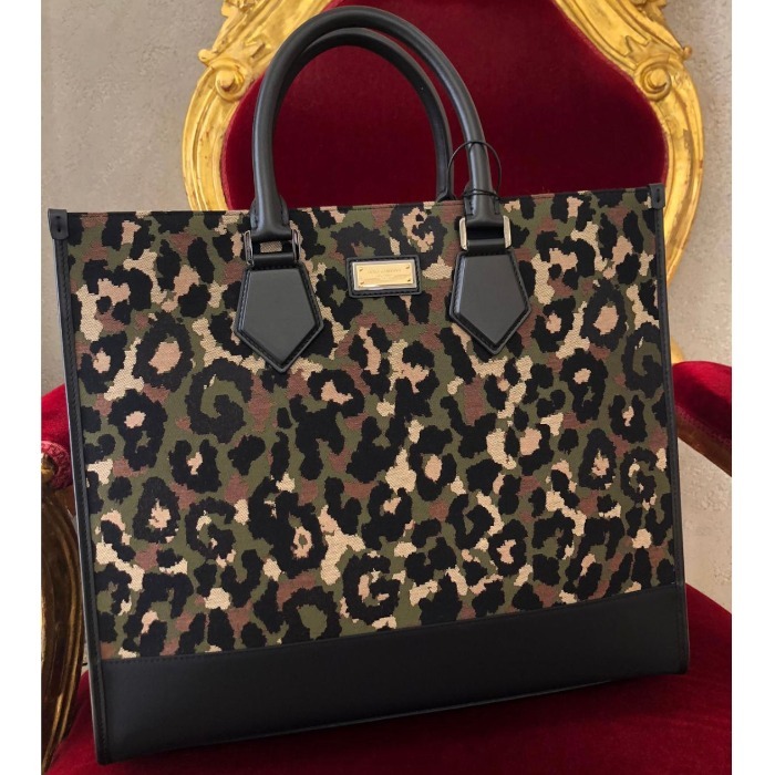 Dolce&Gabbana ショッピングバッグ ラージ カモフラージュ 迷彩