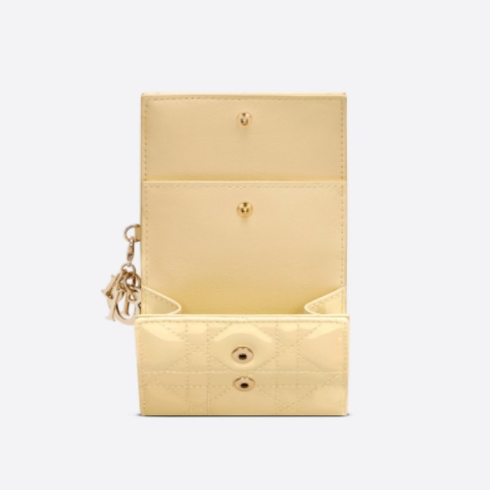 Dior 財布・小物その他 【大人気☆希少】ディオール LADY DIOR ロータスウォレット(4)