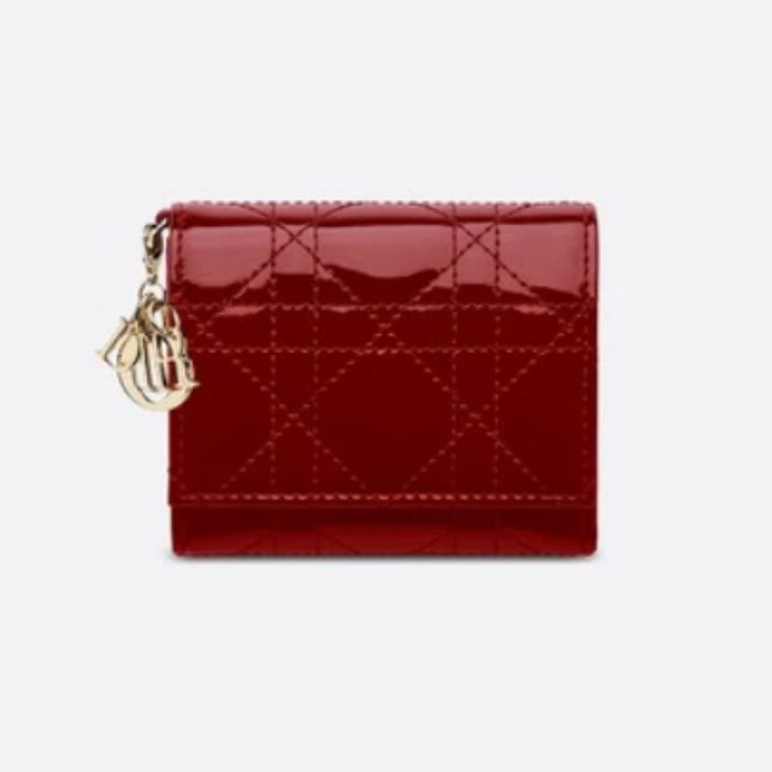 Dior 財布・小物その他 【大人気☆希少】ディオール LADY DIOR ロータスウォレット(9)