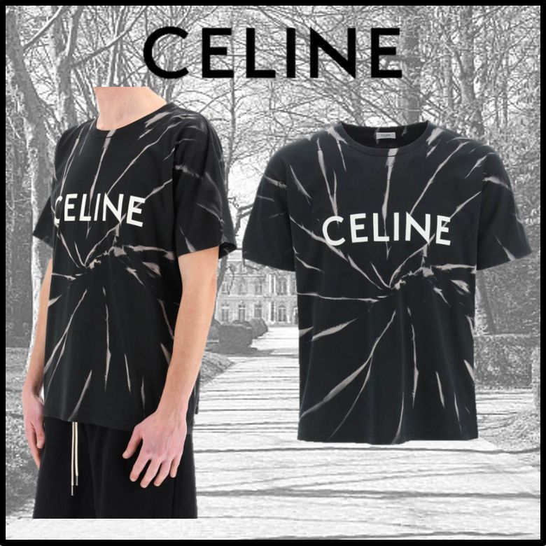 ラスト2着VIPセール【関税込み】CELINE プリント ルーズTシャツ