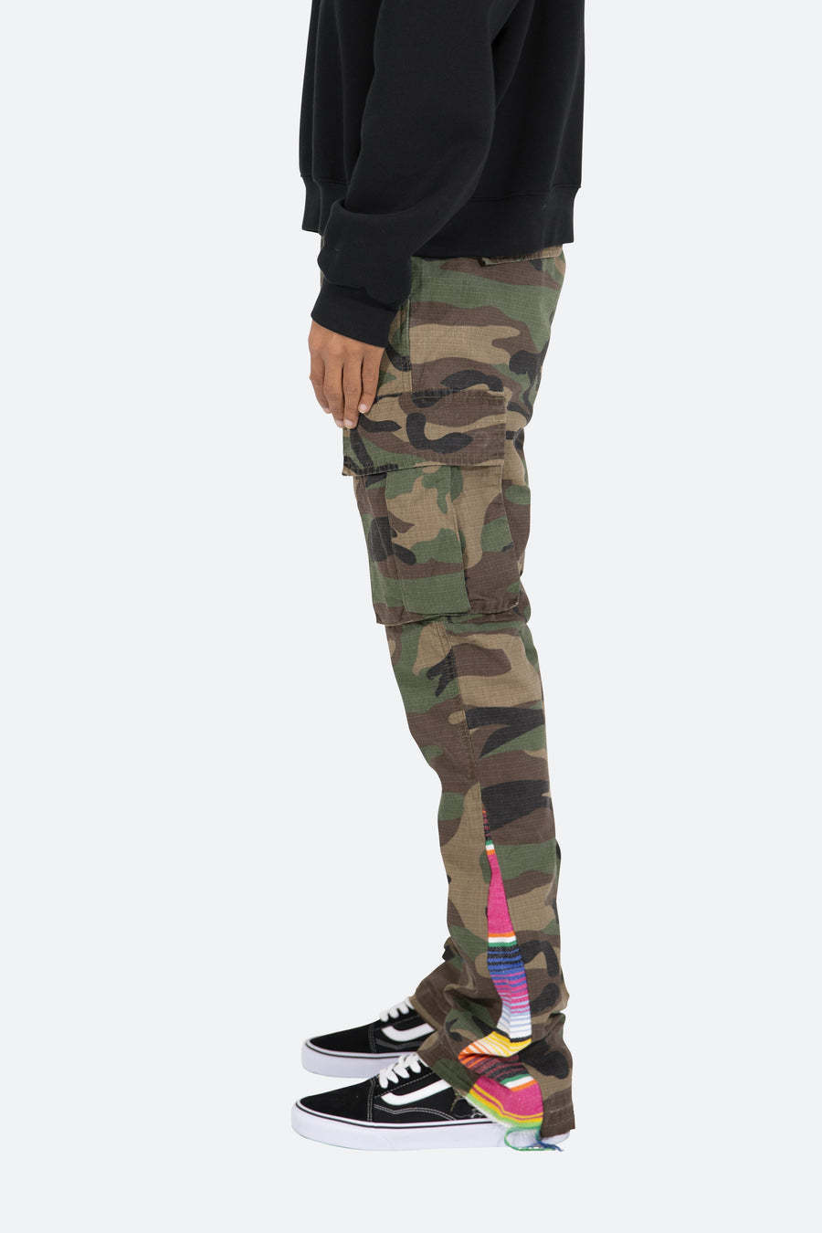 MNML カーゴパンツ MNML SERAPE ブーツカット カーゴパンツ Camo 送料込み(4)