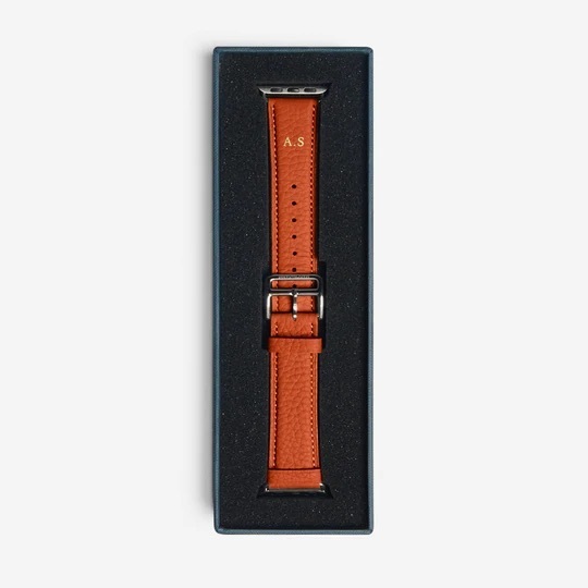 MAISON de SABRE 腕時計用ベルト・バンド イニシャル刻印可【MAISON de SABRE】Apple Watch レザーバンド(8)