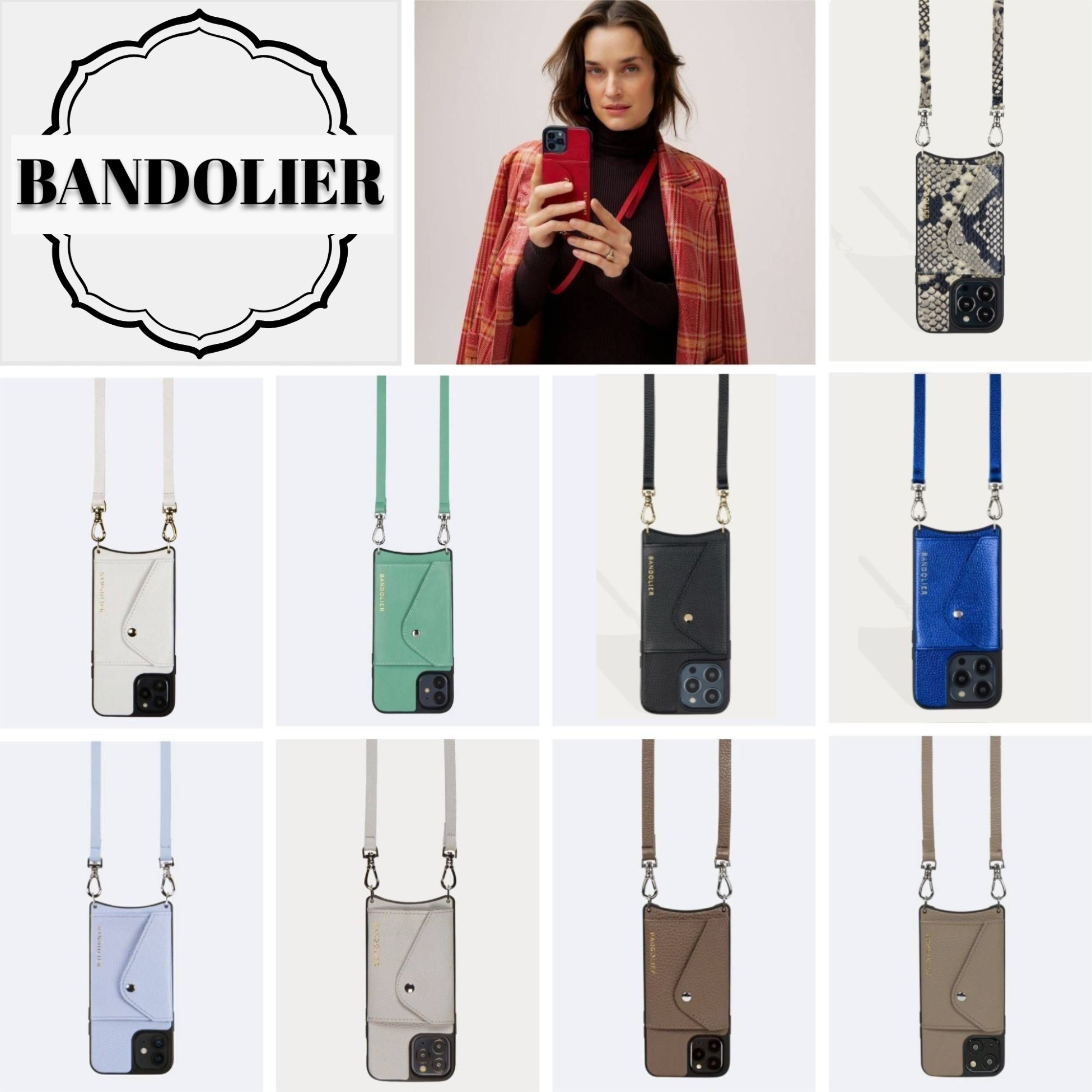 【BANDOLIER】大人気 Donna クロスボディ iPhone 新シリーズ対応