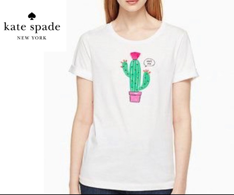 国内即発！kate spade ケイトスペード cactus T-shirt★