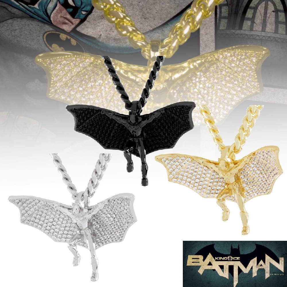 King Ice × BATMAN ☆ BATMAN NECKLACE 3色