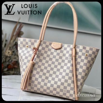 Shop Louis Vuitton DAMIER 2022 SS Monogram Casual Style A4 Leather