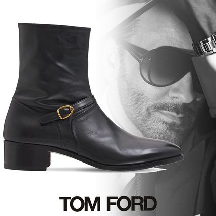 TOM FORD More Boots Street Style Plain Leather Boots