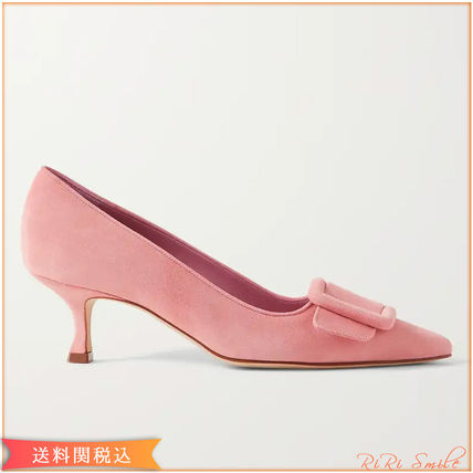 スエード Manolo Blahnik x パンプス(レディース)|新作を海外通販 スエード Manolo Blahnik x パンプス(レディース)|新作を海外通販