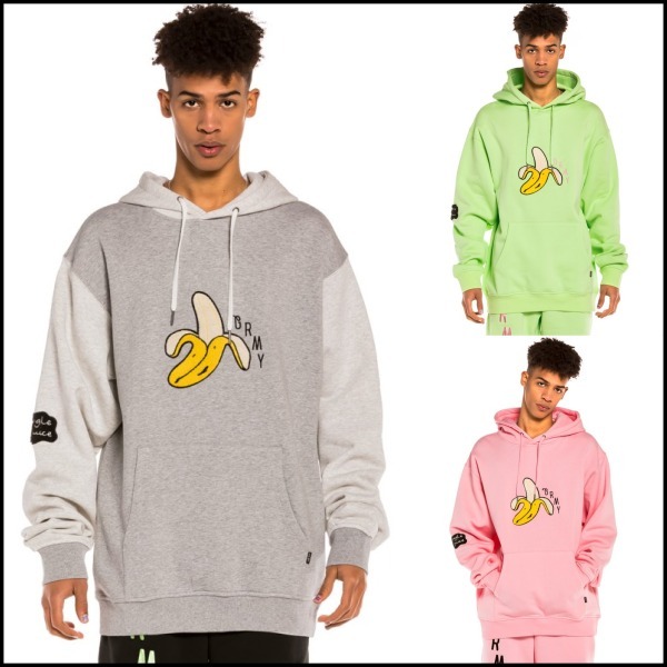 当社の GRIMEY*Jungle Punch Banana パーカー ワッペン ロゴ 3色 パーカー・フーディ 当社の GRIMEY*Jungle Punch Banana パーカー ワッペン ロゴ 3色 パーカー・フーディ