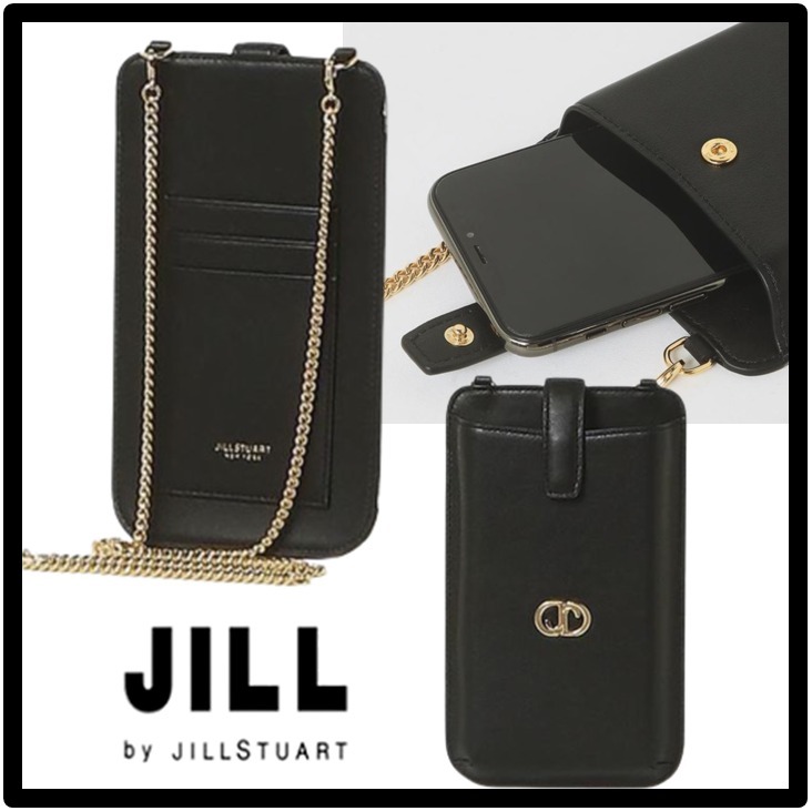 ★送料・関税込★JILLSTUART★LOGO COWHIDE MINI CROSS BAG★
