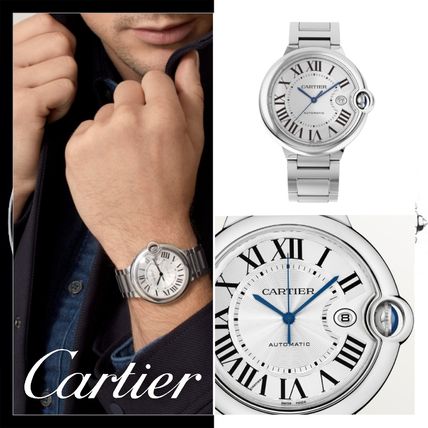 Cartier アナログ時計 即納【Cartier】バロン ブルー ドゥ カルティエ ウォッチ 関税込