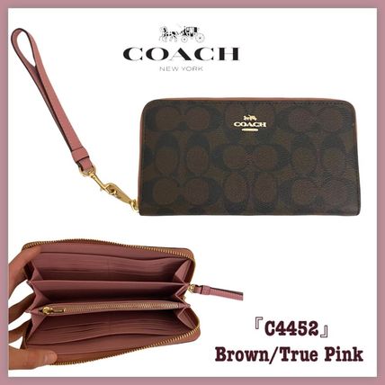 ブラウン(茶色)系 Coach SIGNATURE x 長財布(レディース)|新作を ...