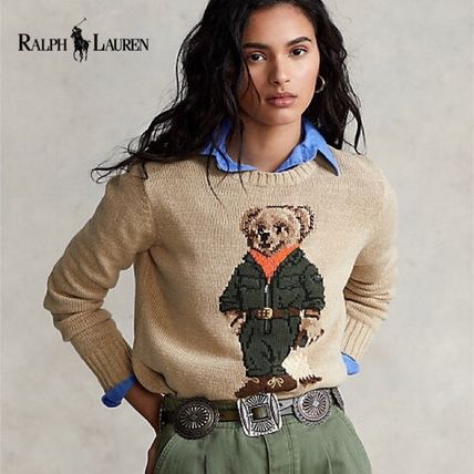 ベージュ系 POLO RALPH LAUREN x ニット・セーター(レディース)|新作 ベージュ系 POLO RALPH LAUREN x ニット・セーター(レディース)|新作
