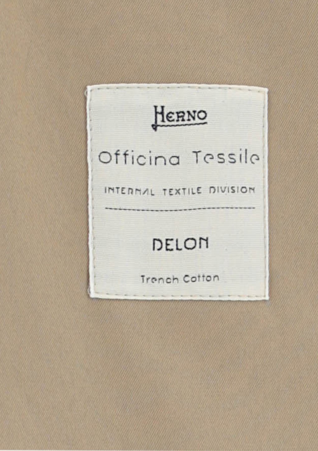 【HERNO】DELON トレンチコート モノグラムスカーフ 直営店手配