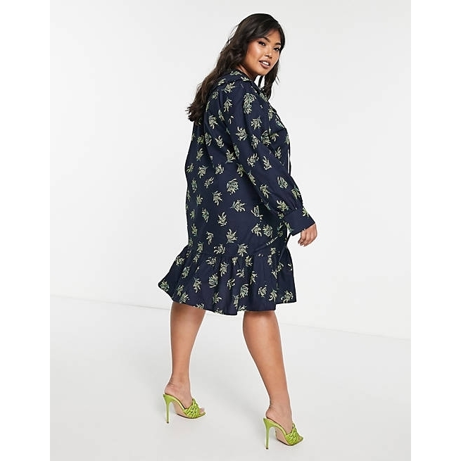 ASOS その他 ASOS♡送料込 Glamorous Curve mini smock dress with exa(3)